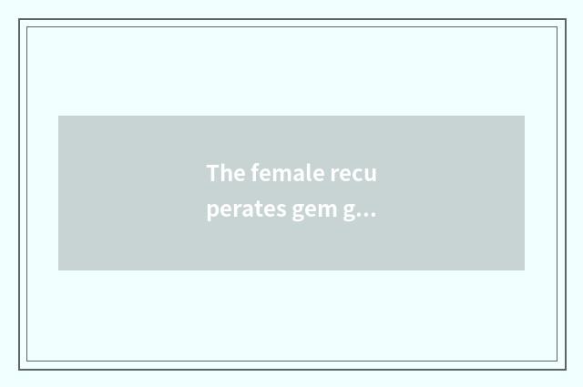 The female recuperates gem gal to have what pose, suit the gem gal pose of femal