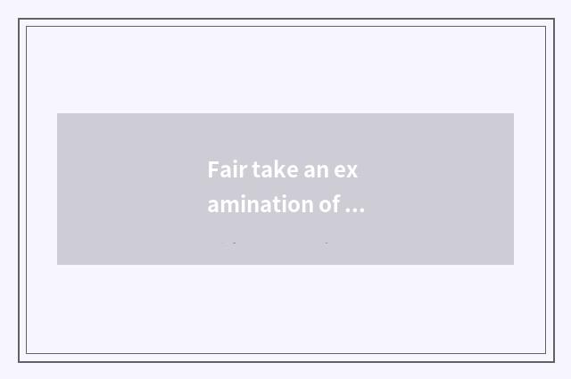 Fair take an examination of literacy general knowledge how to many problem there