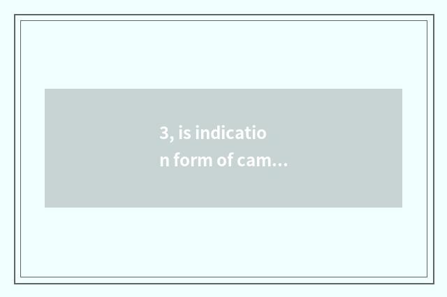 3, is indication form of camera of Ni Kang number changed?