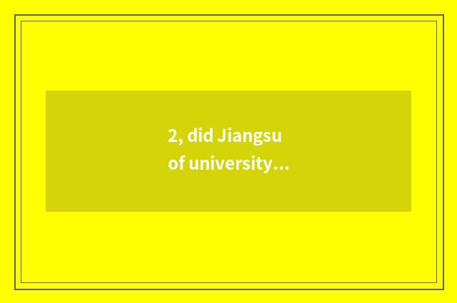 2, did Jiangsu of university of Jiangsu science and technology admit fractional 