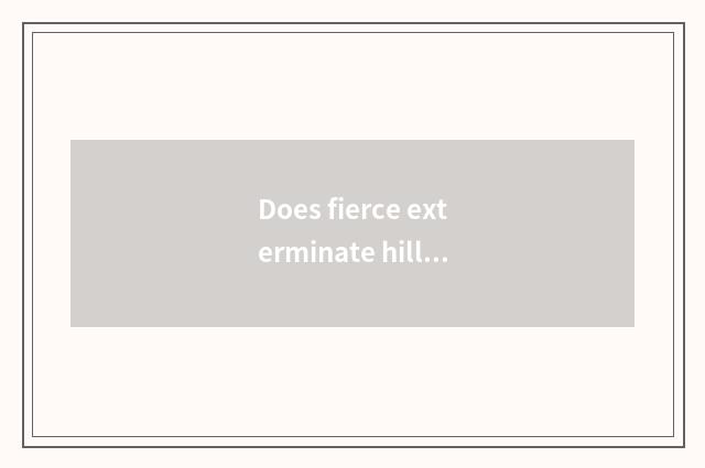 Does fierce exterminate hill stand to station of north of fierce exterminate hil