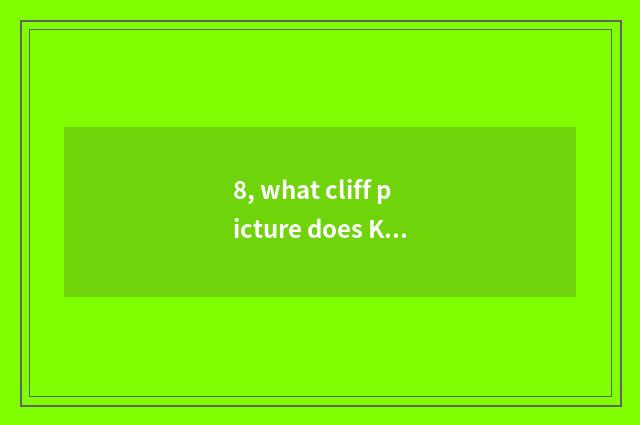 8, what cliff picture does Kampuchea have?