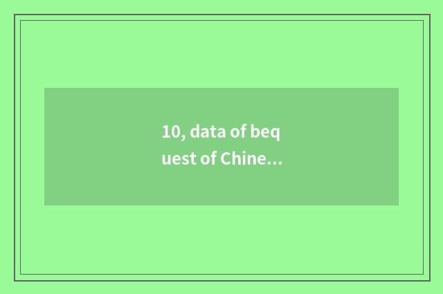 10, data of bequest of Chinese world culture and picture?