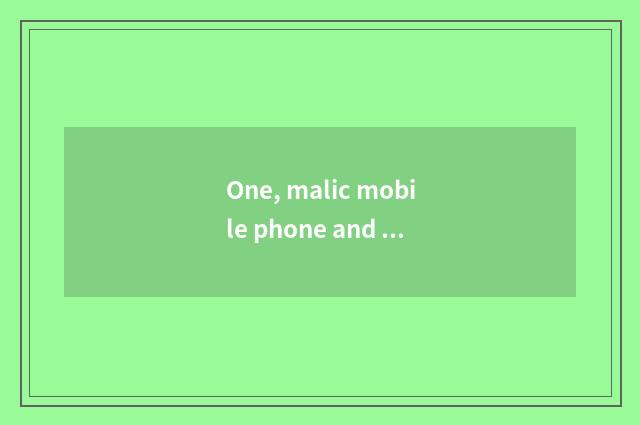 One, malic mobile phone and digital camera which had taken a picture?