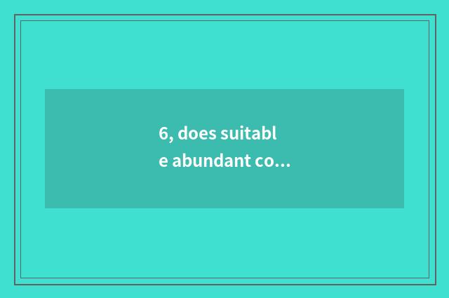 6, does suitable abundant consign pet tariff?