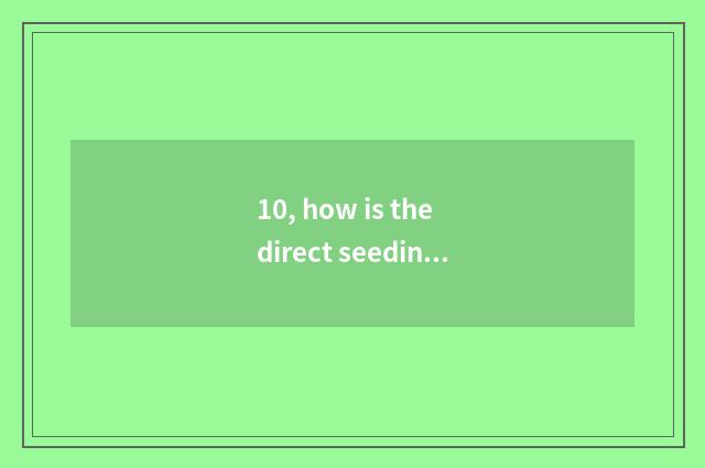 10, how is the direct seeding of finance and economics above direct seeding of t