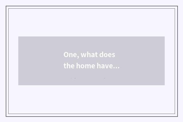 One, what does the home have pet disinfection to use?