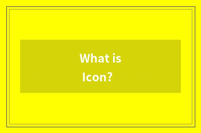 What is Icon?