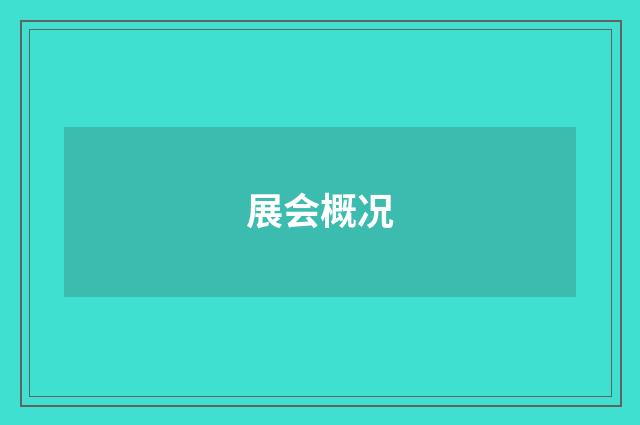 展会概况
