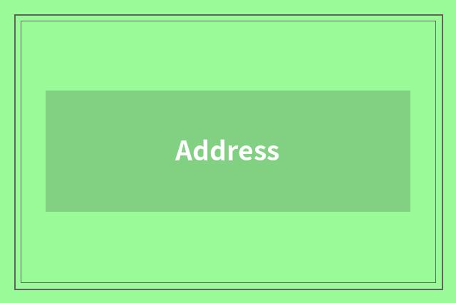 Address