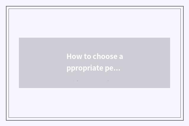 How to choose appropriate pet dress