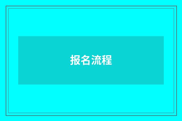 报名流程