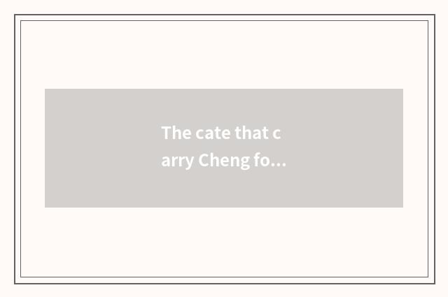 The cate that carry Cheng forest: The brigade that cate explores