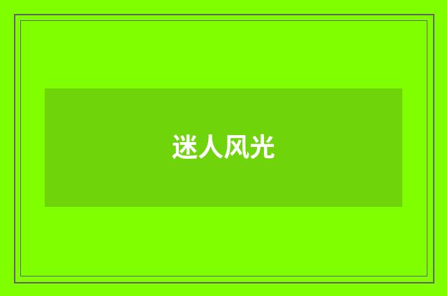迷人风光