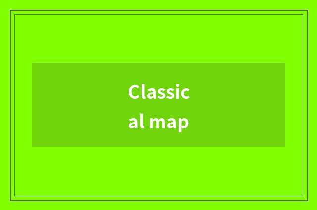 Classical map