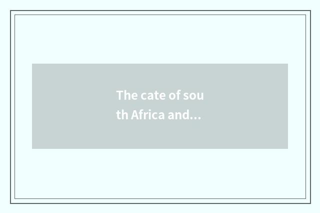 The cate of south Africa and bishop