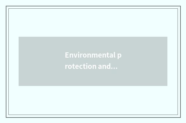 Environmental protection and health: 100 old and well-known family reside indefa