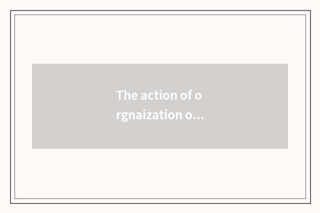 The action of orgnaization of children mental health and value