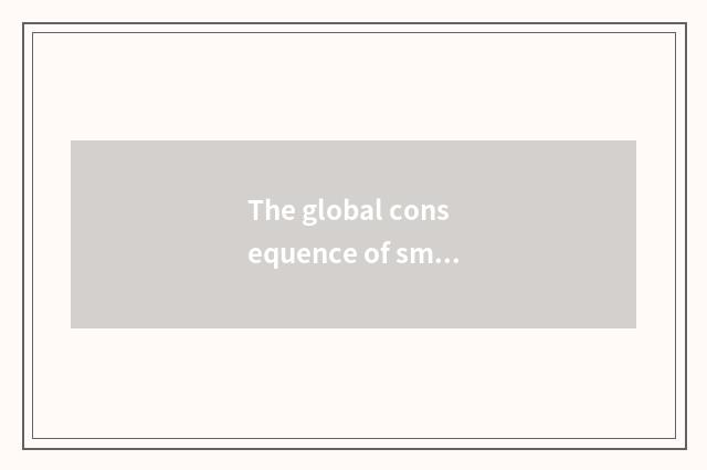 The global consequence of small bit science and technology