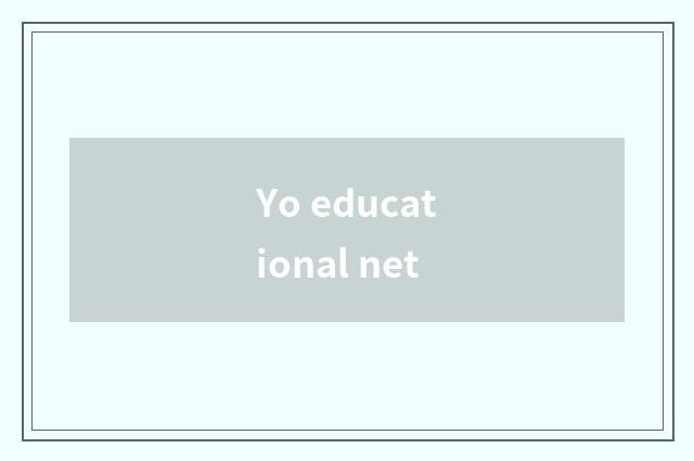Yo educational net