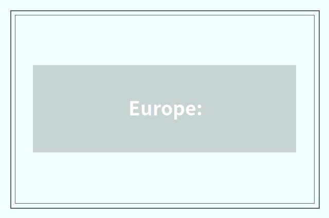 Europe: