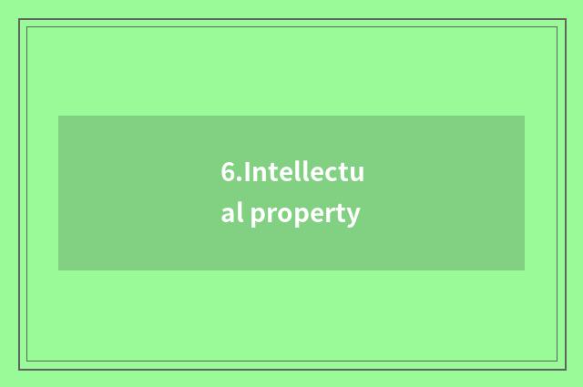 6.Intellectual property