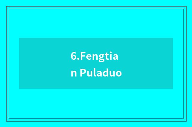 6.Fengtian Puladuo