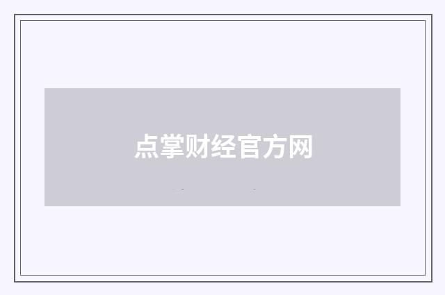 点掌财经官方网