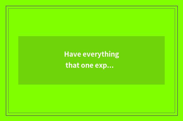 Have everything that one expects to find of huge and popular game