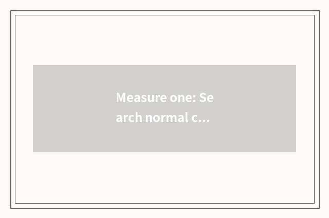 Measure one: Search normal channel download