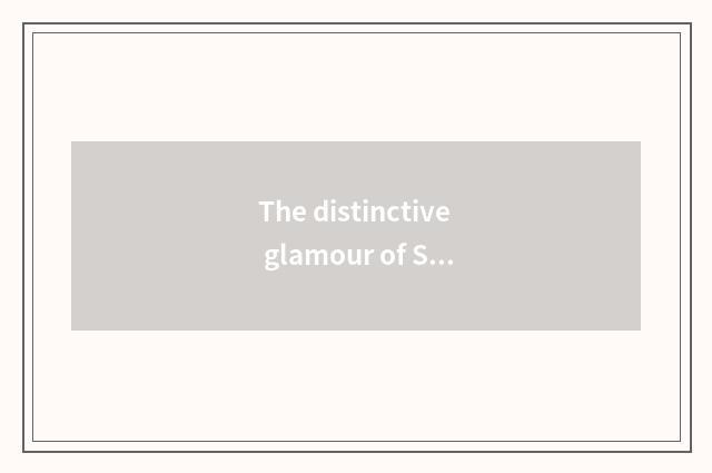 The distinctive glamour of Shanghai cate