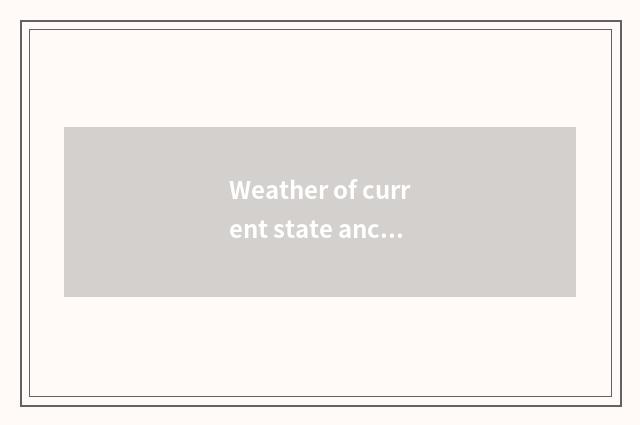 Weather of current state ancient city?