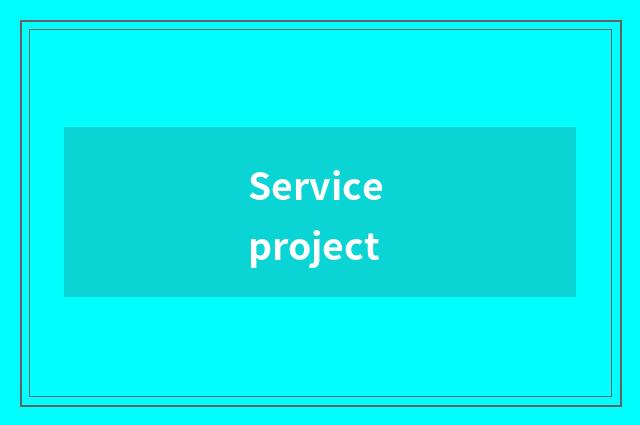 Service project