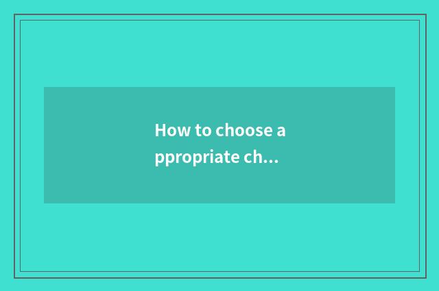 How to choose appropriate children health website