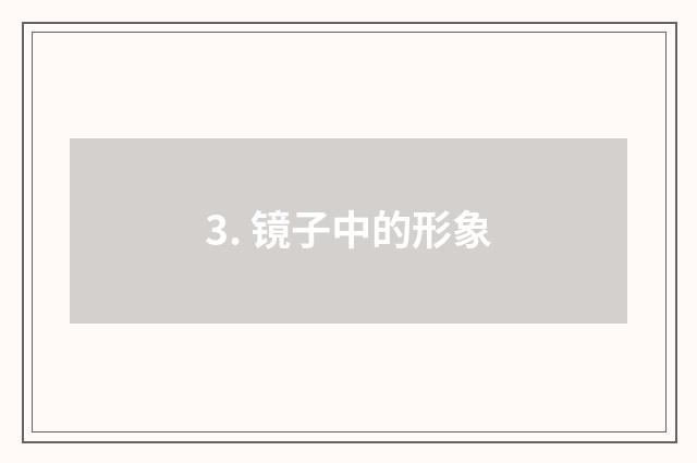 3. 镜子中的形象