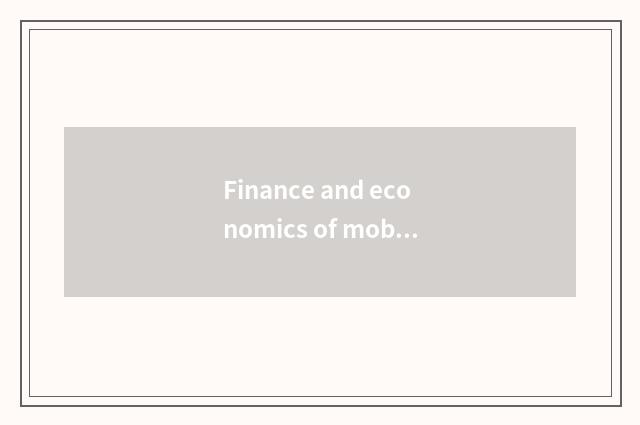 Finance and economics of mobile phone straight flush: Edge tool of conduct finan