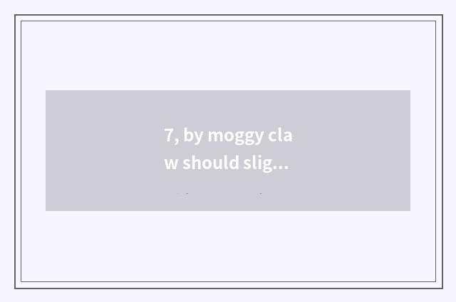 7, by moggy claw should slight haemorrhage make vaccine?