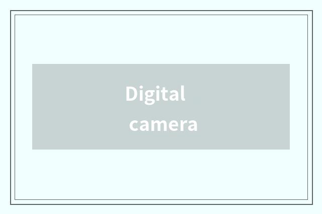 Digital camera