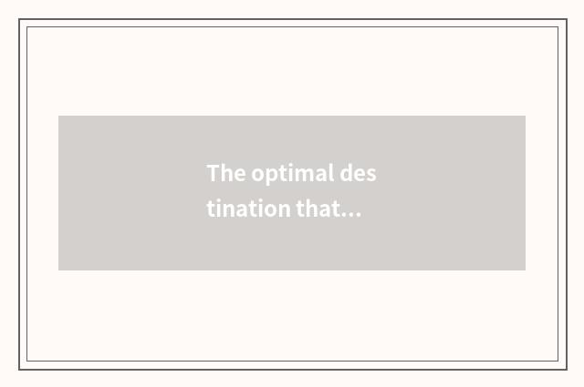 The optimal destination that October travels