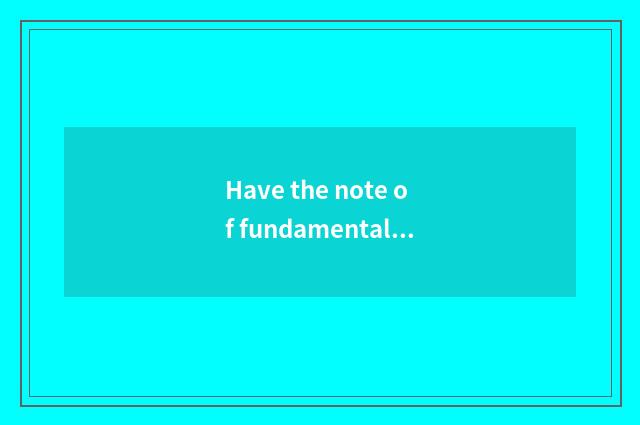 Have the note of fundamental fitness Tabata