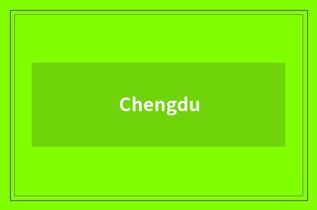 Chengdu
