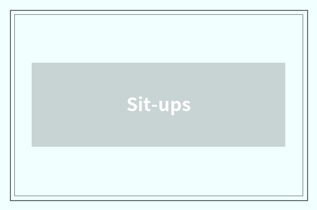 Sit-ups