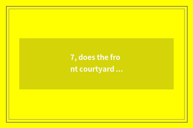 7, does the front courtyard of pet elf cultivate demon list?