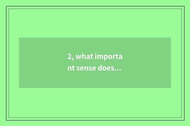 2, what important sense does education of study mental health have?