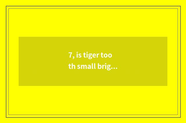 7, is tiger tooth small brightness brightness is Li Xin highest how much is batt