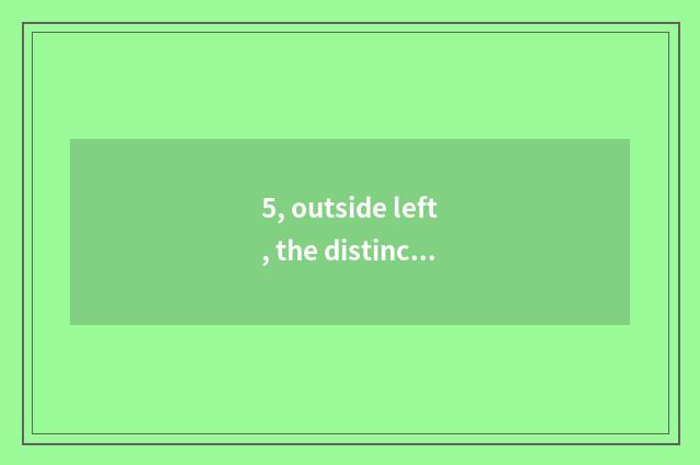 5, outside left, the distinction of outside right?
