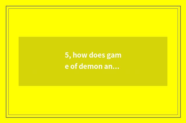 5, how does game of demon animal stand-alone download?