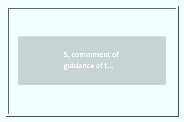 5, commment of guidance of teacher of teaching plan of child care teaching plan?