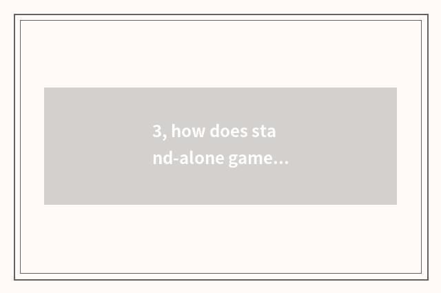 3, how does stand-alone game download?