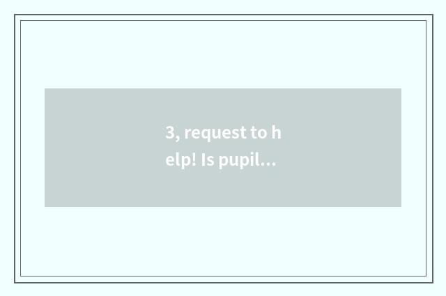 3, request to help! Is pupil indoor and interactive little game?